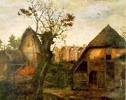 DALEM, Cornelis van Landscape with Farm oil